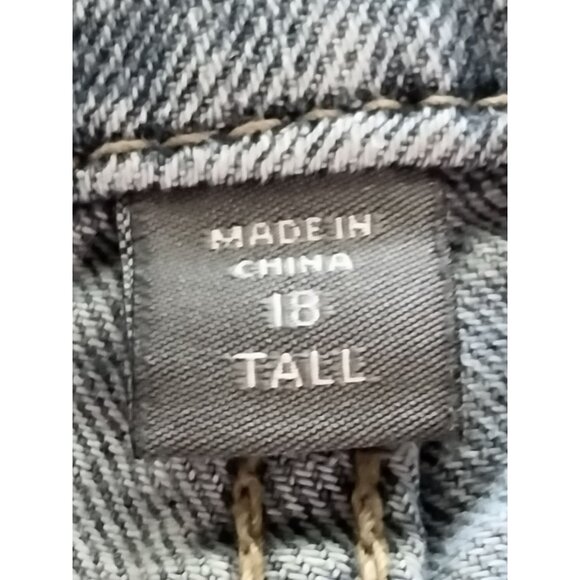 Avenue Plus Size 18 Tall Jeans Denim Light Blue Full Length Stretch Relaxed Fit - Picture 8 of 10